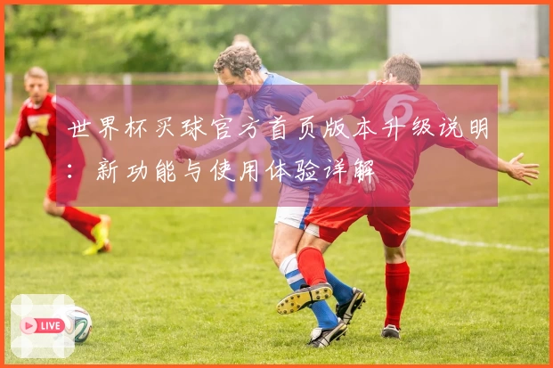 世界杯买球官方首页版本升级说明：新功能与使用体验详解